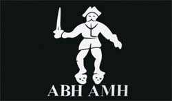 Pirat ABH AMH (Bartholomew Roberts) Flagge 90x150 cm Sonderpreis