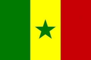 Senegal Aufkleber 8 x 5 cm super günstig VPE 10 Stück