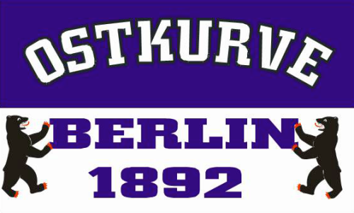 Berlin 1892 Ostkurve Flagge 90x150 cm