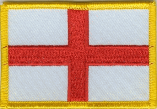 England kleine Aufnäher / Patch 4x6 cm