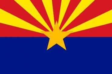 Arizona Aufkleber 8 x 5 cm super günstig VPE 10 Stück