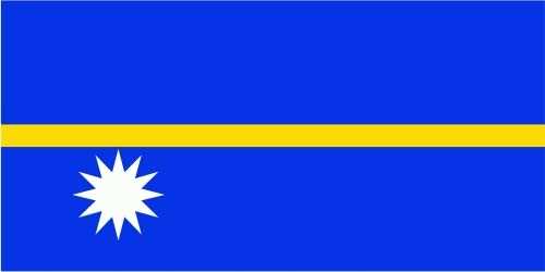 Nauru Flagge 60x90 cm Sonderpreis