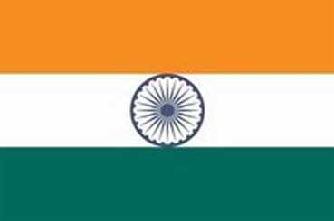 Indien Aufkleber 8 x 5 cm super günstig VPE 10 Stück