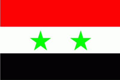 Syrien Bootsflagge 30x40 cm