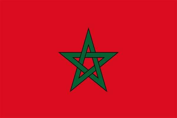 Marokko Bootsflagge 30x40 cm