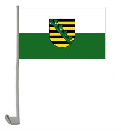 Sachsen Autoflagge 30x45 cm