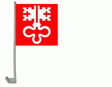 Nidwalden / Nidwald (Schweiz) Autoflagge 30x30 cm Abverkauf