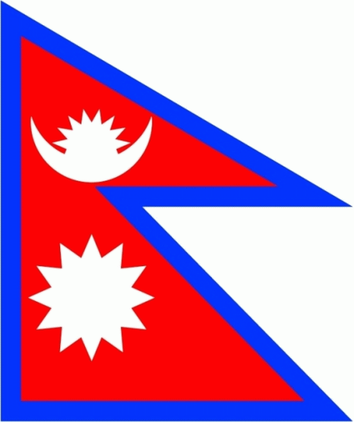 Nepal Flagge 60x90 cm