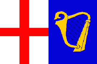 Jack und Command 1649-1658 Großbritannien Flagge 90x150 cm