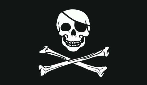 Pirat Skull & Bones Flagge 90x150 cm,160 Dernier (G)