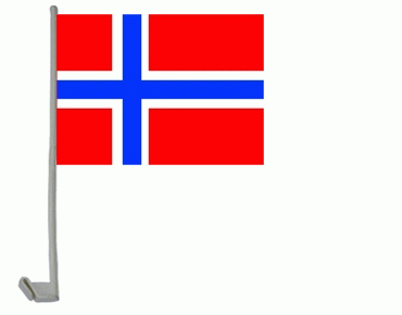 Norwegen Autoflagge 30x40 cm
