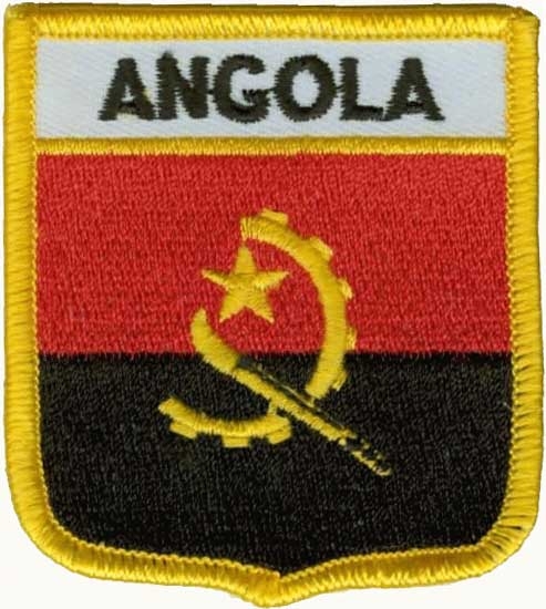 Angola Aufnäher Aufbügler Wappen Patch  Flagge 