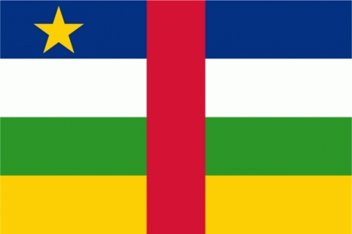 Zentralafrikanische Republik Flagge 60x90 cm