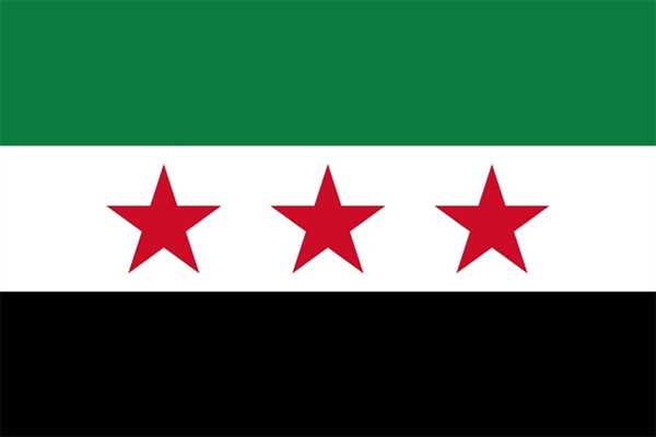 Syrien alt 3 Sterne Flagge 90x150 cm