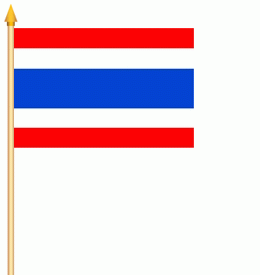 Thailand Stockflagge 30x40 cm