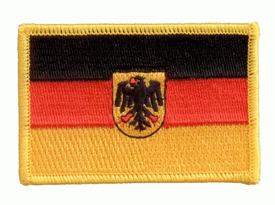 Deutschland mit Adler Aufnäher / Patch
