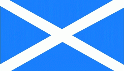 Schottland Flagge 150x250 cm mit 2 Ösen