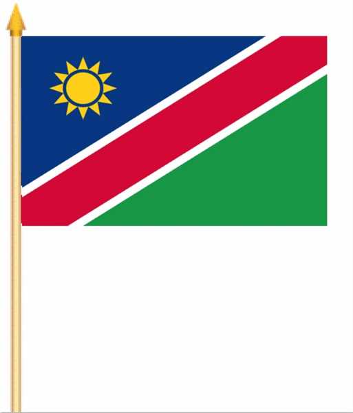Namibia Stockflagge 30x40 cm Abverkauf