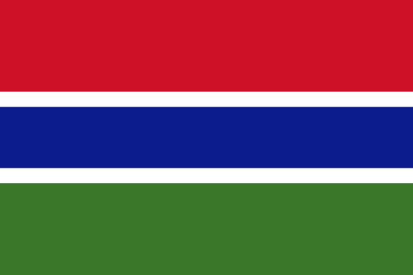 Gambia Flagge 90x150 cm