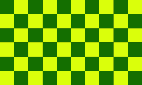 Karo gelb - grün Flagge 90x150 cm Sonderpreis