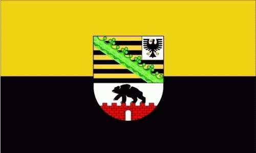 Sachsen-Anhalt Hohlsaum/Tunnel Flagge 60x90 cm Sonderpreis