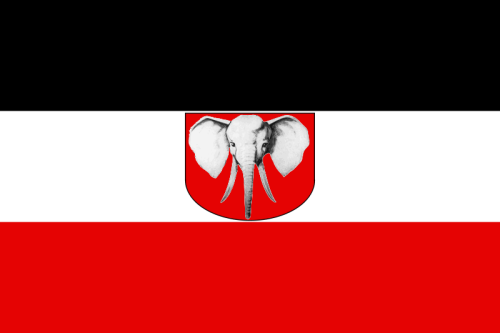 Deutsch Kamerun Hohlsaum/Tunnel Flagge 60x90 cm Sonderpreis