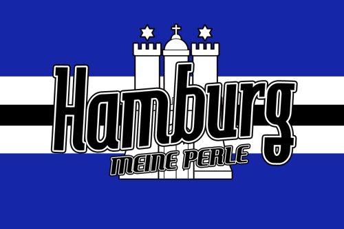 Hamburg meine Perle Flagge 90x150 cm
