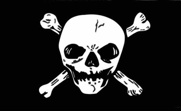 Pirat Freibeuter (Richard Worley) Flagge 90x150 cm Sonderpreis