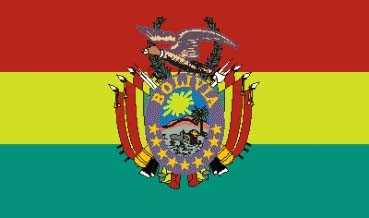Bolivien Aufkleber 8 x 5 cm super günstig VPE 10 Stück