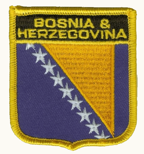 Bosnien-Herzegowina Wappenaufnäher / Patch