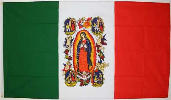 Lady of Guadelupe Flagge 90x150 cm