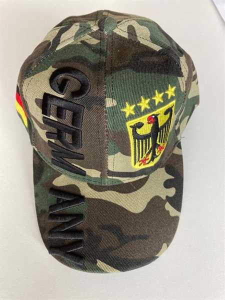 Deutschland mit Wappen olive camouflage Germany Baseballcap