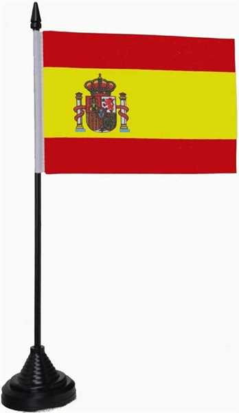 Spanien Tischflagge 10x15 cm
