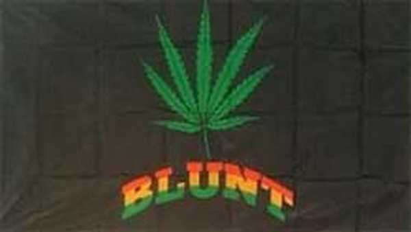 Marihuana Cannabis Blunt Flagge 90x150 cm