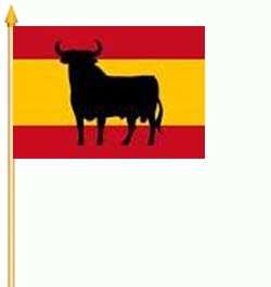 Spanien Osborne Stockflagge 30x45 cm