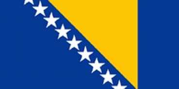 Bosnien-Herzegowina Aufkleber 8 x 5 cm super günstig VPE 10 Stück