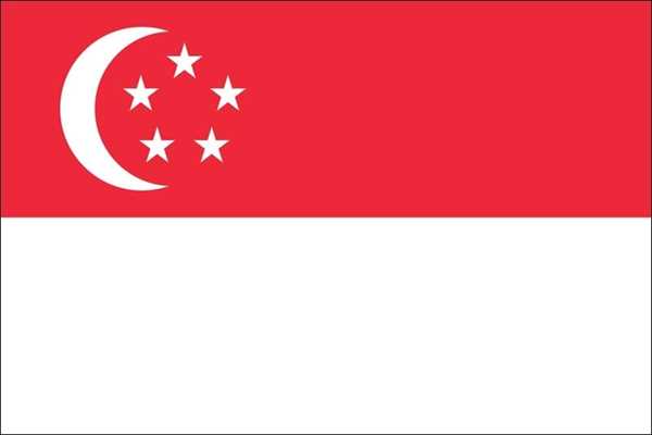 Singapur Flagge 90x150 cm