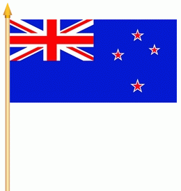 Neuseeland Stockflagge 30x40 cm Abverkauf
