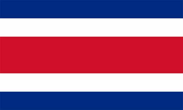 Costa Rica Flagge 60x90 cm