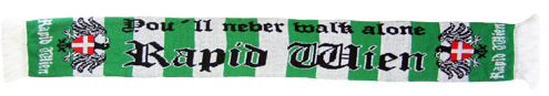 Rapid Wien You'll never walk alone Schal Sonderposten
