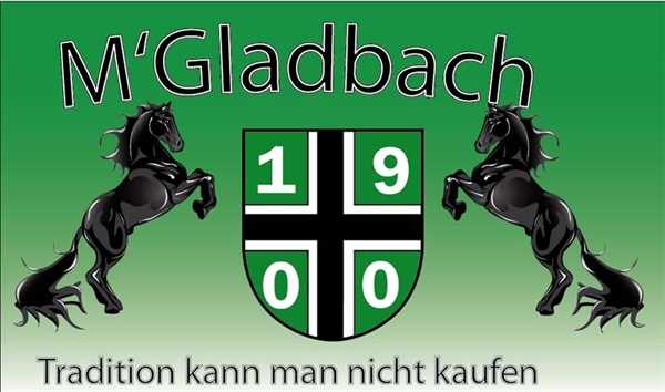 Mönchengladbach Tradition kann man nicht kaufen Flagge 90x150 cm