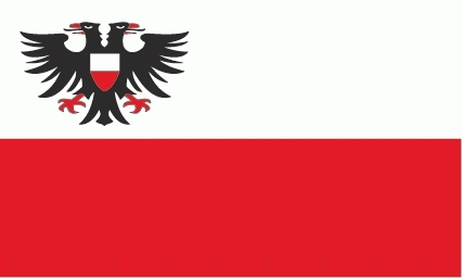 Lübeck Flagge 90x150 cm