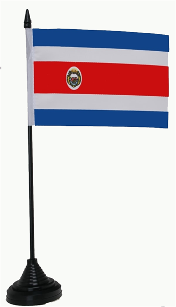Costa Rica Tischflagge 10x15 cm