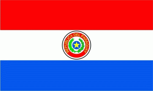 Paraguay Hohlsaum/Tunnel Flagge 60x90 cm Sonderpreis
