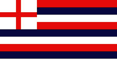 Red Blue White Stripe Ensign Flagge 90x150 cm