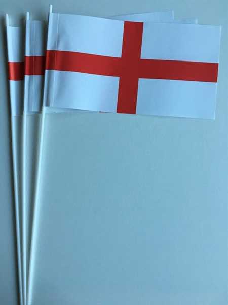 England Papierflagge VPE 50 Stück Abverkauf