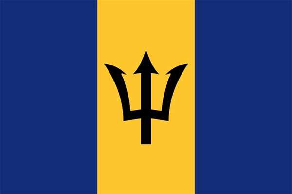 Barbados Flagge 60x90 cm