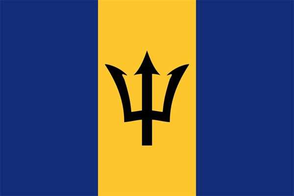 Barbados Flagge 60x90 cm