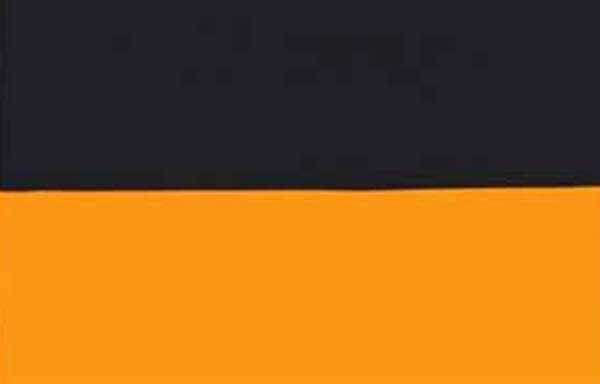 Schwarz-Orange (2 Streifen) Flagge 90x150 cm