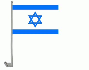 Israel Autoflagge 30x40 cm